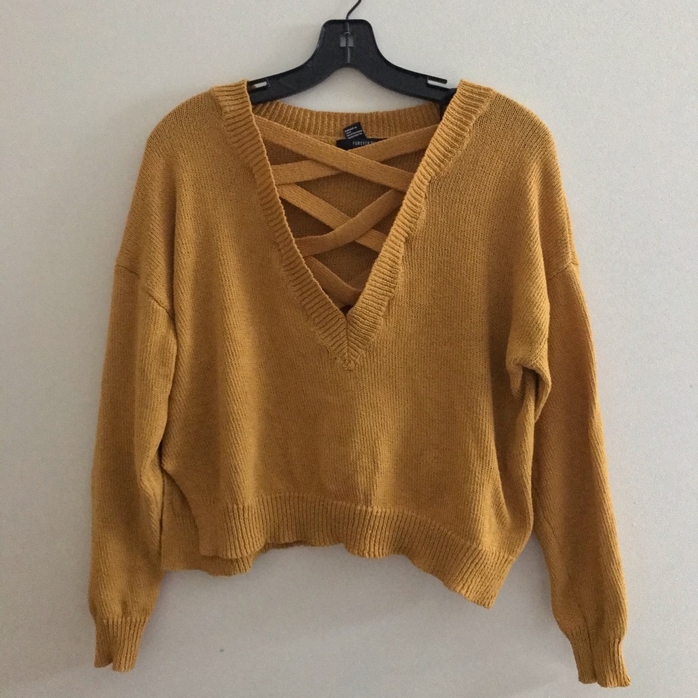 Slightly cropped sweater